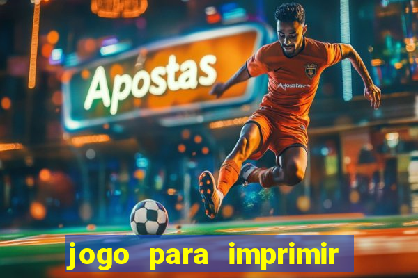 jogo para imprimir e montar